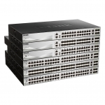 D-link switch 24 x 10/100/1000base-t poe ports (370w budget) layer 3 stackable managed gigabit switc