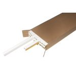Canalina passacavi adesive pvc 1mt 25x16mm cop.scorrevole cf26pz