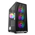 Case atx sharkoon 2x u3 vk rainbow 4 ventole 120mm