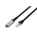 Digitus usb-c 3.2 gen1 - cavo ethernet rj45, 1gbit/s, 5 mt. colore nero