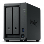 Synology nas tower 2x sata, 2x nvme, max 40 cam, ryzen r1600, 4gb ecc, 2.5gbe, usb, esata, 2 licenze