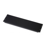 Pannello cieco per armadi rack 19" 3u colore nero