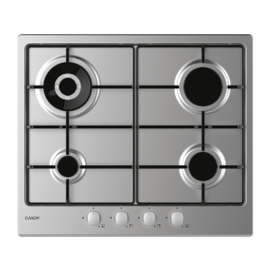 Piano cottura a gas timeless 60cm - 4 fuochi - inox (chw6br4wx)