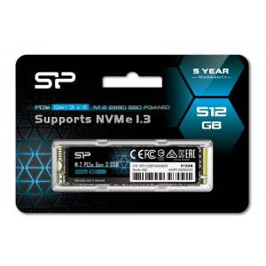 Ssd 512gb silicon power p34a60 m.2 pci-ex 3.0 nvme
