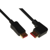 Cavo displayport 1.4 8k ultra hd 1,8 mt connettore angolato a sx