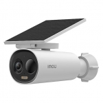 Imou cell 3c telecamera ricaricabile 2k (3mp) per indoor/outdoor con pannello solare e sd da 64gb
