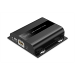 Ricevitore hdmi per ds55351, 4k/60hz 120/200 mt. uno-a-molti, cat, nero