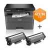Brother multif laser a4 colore, 32ppm, usb/wifi, 3 in 1, kit toner in dotaz. 6k pag