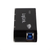 Hub usb 3.0, 4 porte, colore nero
