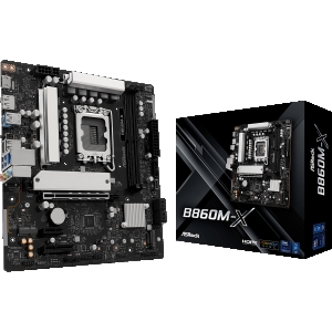 Scheda madre asrock b860m-x sk1851 2*ddr5 m.2 raid hdmi+dp