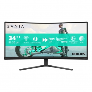 Tft philips evnia 3000 34m2c3500l 86.36 cm (34)2xhdmi,displayport