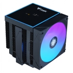 Dissipatore con ventola cpu itek icy-6hatp 250w argb +lcd univ.