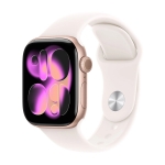 Apple watch series 11gps42mmrose gold aluminium case with light blush sport band - s/m