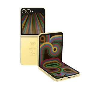 (refurbished) smartphone samsung galaxy z flip 6 5g sm-f741b 256gb 6.7" dynamic amoled 2x 50mp yellow [grade c+]