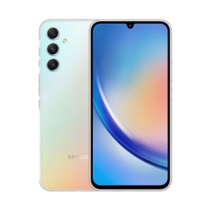 (refurbished) smartphone samsung galaxy a34 5g sm-a346b 128gb 6.6" superamoled 48mp silver [grade a]