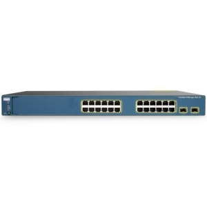 (refurbished) cisco catalyst ws-c3560v2-24ps-s v07 switch di rete gestito gigabit ethernet (10/100/1000) 1u nero