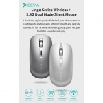 Mouse wireless/bluetooth devia dpi regolabile batt ric da type-c
