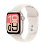 Apple watch se 3gps + cellular 40mmstarlight aluminium case with starlight sport band - s/m