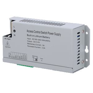 Alim controllo accessi no/nc configurabile dc13.5v/3.5a + bat7ah