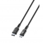 Cellularline ploos cavo usb-c a lightning 1m nero