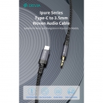 Cavo audio da tipo-c a jack 3.5mm lunghezza 1 mt