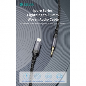 Cavo audio da lightning a jack 3.5mm lunghezza 1 mt