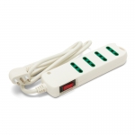 Multipresa 4 prese ita 10/16a con interr. spina angolare 10a wh