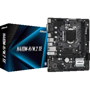 Scheda madre asrock h410m-h/m.2 se sk1200 2*ddr4 m.2 vga+hdmi+dp