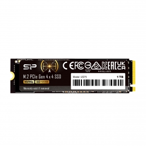 Ssd 1tb silicon power us75 m.2 pcie 4.0 nvme sp01kgbp44us7505