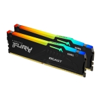 Kingston technology fury beast 128gb 5600mt/s ddr5 cl40 dimm (kit of 2) rgb
