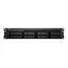 Synology rackstation rs1221+ nas/storage server rack (2u) ryzen embedded v1500b 4 gb ddr4 0 tb diskstation manager black