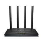 Tp-link archer c6u wireless router gigabit ethernet dual-band (2.4 ghz / 5 ghz) black