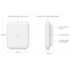 Access point ubiquiti unifi u7-outdoor 4300 mbit/s wifi7 poe