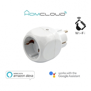 Presa intelligente wi-fi 16a schuko homcloud