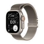 Apple watch ultra 3gps + cellular49mmnatural titanium case with natural titanium milanese loop -