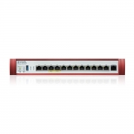 Zyxelfirewall cons. 300 utenti, banda fino a 10gb, 2p2,5gbpoe+2p2,5gb+8pgb lan/wan, rack