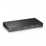 Zyxel switch managed layer 3 lite, 44x gb, 6 sfp, fanless desktop/rack, nflex