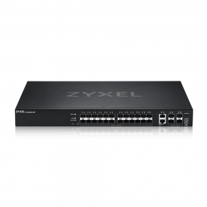 Zyxel switch managed layer 3 lite, 24x sfp gb, 2x 10g, 4 sfp+, rack, nflex