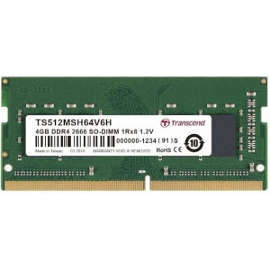 So ddr4 4gb 2666mhz transcend ts512msh64v6h-qna bulk