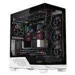 Case atx itek nebralux 01 gaming 4*12cm argb fan dark glass(f+l)