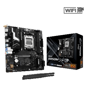 Scheda madre asrock b850m-x wifi r2.0 sk am5 2*ddr5 m.2 hdmi+dp
