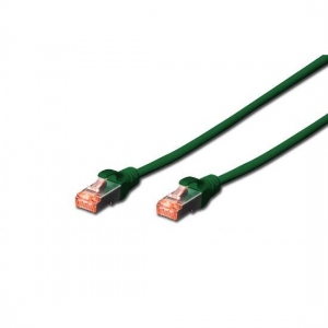 Cavo di rete s-ftp cat.6e 2mt doppia schermatura verde (dk1644020g)