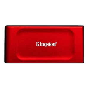 Kingston xs1000 portable ssd 1tb, usb-c 3.1, red