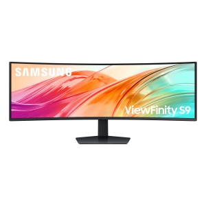 Samsung monitor curvo 49 led va 32:9 dqhd 5ms 350 cdm 120hz, pivot, usb-c dock, dp/hdmi, multimediale, viewfinity s9 s49f95u