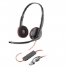 Cuffie con microfono hp poly bw 3220 usb-a + type-c