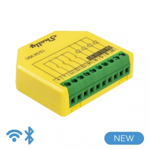 Shelly plus rgbw pm controller strisce led wifi/bt 12-24v