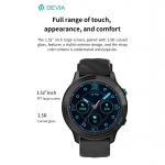 Smartwatch devia wt3 z123 lcd 1,52" 360*360 ip67 nero