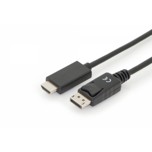 Cavo displayport m to hdmi m 2mt 4kx2k digitus