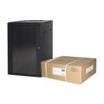 Armadio rack a parete 15u 540x770x450 (lxhxp) nero link
