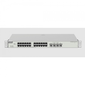 Reyee switch poe 24 porte gigabit, layer 2+, cloud managed, 4 porte uplink 10g sfp+, poe budget 370w